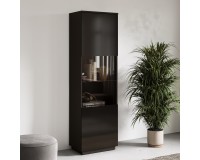 Display cabinet TULUZA Helvetia 60 cm, black gloss