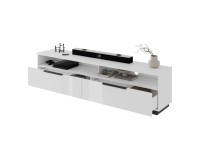 TV unit TULUZA Helvetia 200 cm, white gloss