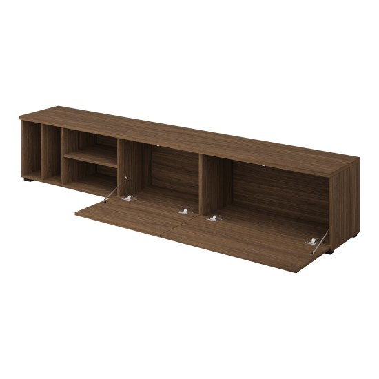 TV unit ONTARIO Helvetia 220 cm, Burdeo walnut