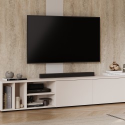 TV unit ONTARIO Helvetia 220 cm, cashmere