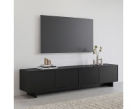 Тумба ТВ TATAMI 221 см, чёрный оникс