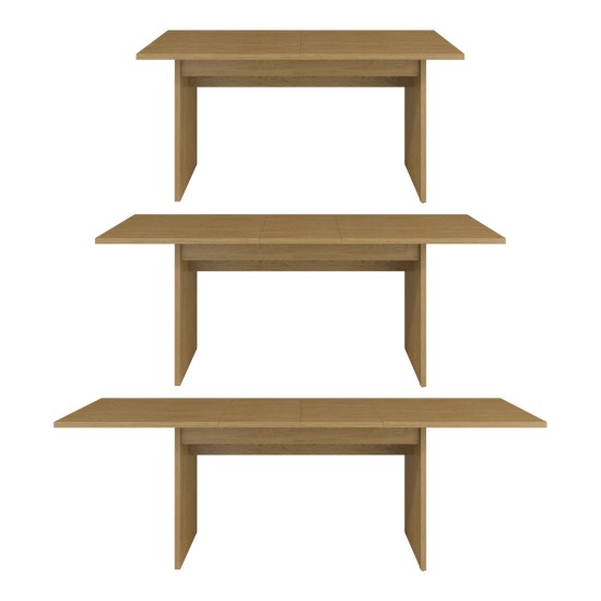 Extending dining table EKO Helvetia 160-240 cm, Baltic Dune oak Extending dining table EKO Helvetia 160-240 cm, Baltic Dune oak