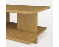 Coffee table EKO Helvetia 106 cm, Baltic Dune oak