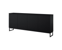 Chest of drawers MODO II 200 cm, black onyx Chest of drawers MODO II 200 cm, black onyx