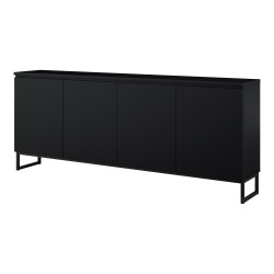 Chest of drawers MODO II 200 cm, black onyx Chest of drawers MODO II 200 cm, black onyx