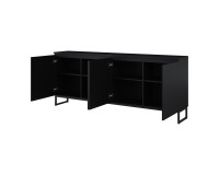 Chest of drawers MODO II 200 cm, black onyx Chest of drawers MODO II 200 cm, black onyx
