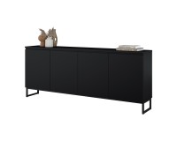 Chest of drawers MODO II 200 cm, black onyx Chest of drawers MODO II 200 cm, black onyx