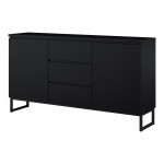 Chest of drawers MODO II 150 cm, black onyx