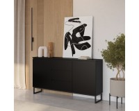 Chest of drawers MODO II 150 cm, black onyx Chest of drawers MODO II 150 cm, black onyx