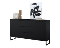 Chest of drawers MODO II 150 cm, black onyx Chest of drawers MODO II 150 cm, black onyx