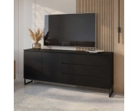 Chest of drawers MODO II 200 cm with drawers, black onyx Chest of drawers MODO II 200 cm with drawers, black onyx
