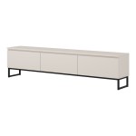 TV unit MODO II 200 cm, cashmere with black onyx