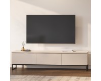 TV unit MODO II 200 cm, cashmere with black onyx TV unit MODO II 200 cm, cashmere with black onyx