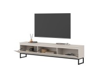 TV unit MODO II 200 cm, cashmere with black onyx TV unit MODO II 200 cm, cashmere with black onyx