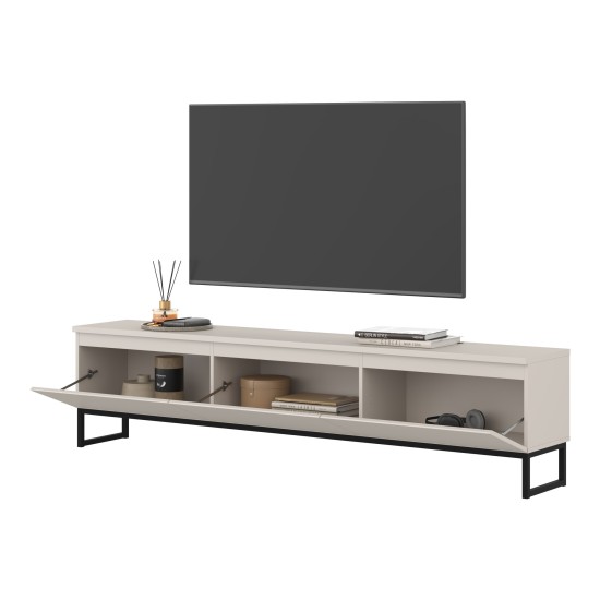 TV unit MODO II 200 cm, cashmere with black onyx TV unit MODO II 200 cm, cashmere with black onyx