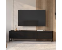 TV unit MODO II 200 cm, black onyx TV unit MODO II 200 cm, black onyx