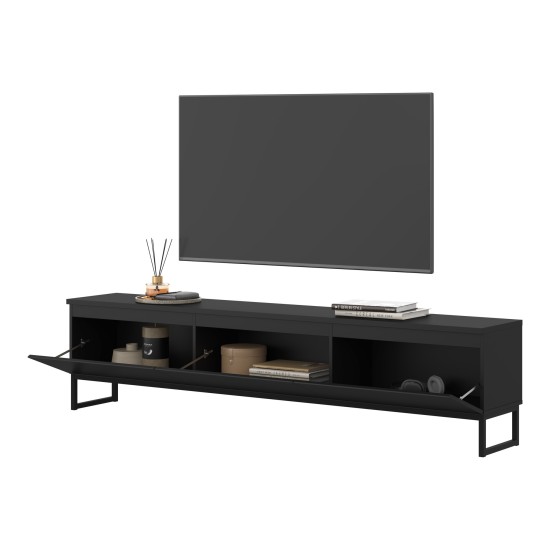 TV unit MODO II 200 cm, black onyx TV unit MODO II 200 cm, black onyx