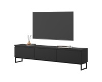 TV unit MODO II 200 cm, black onyx TV unit MODO II 200 cm, black onyx