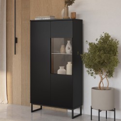 Display cabinet MODO II 80 cm, black onyx Display cabinet MODO II 80 cm, black onyx