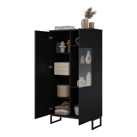 Display cabinet MODO II 80 cm, black onyx Display cabinet MODO II 80 cm, black onyx
