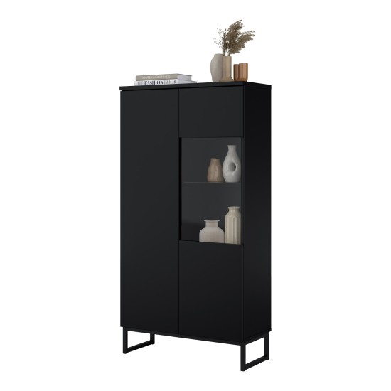 Display cabinet MODO II 80 cm, black onyx Display cabinet MODO II 80 cm, black onyx