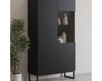 Display cabinet MODO II 80 cm, black onyx Display cabinet MODO II 80 cm, black onyx