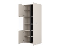 Display cabinet CROSS Helvetia 79 cm, cashmere with black onyx Display cabinet CROSS Helvetia 79 cm, cashmere with black onyx