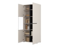 Display cabinet CROSS Helvetia 79 cm, cashmere with black onyx Display cabinet CROSS Helvetia 79 cm, cashmere with black onyx
