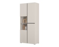 Display cabinet CROSS Helvetia 79 cm, cashmere with black onyx Display cabinet CROSS Helvetia 79 cm, cashmere with black onyx