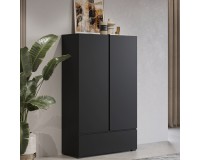 Tall chest CROSS Helvetia 89 cm, black onyx