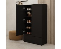 Tall chest CROSS Helvetia 89 cm, black onyx