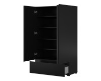 Tall chest CROSS Helvetia 89 cm, black onyx