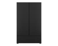 Tall chest CROSS Helvetia 89 cm, black onyx