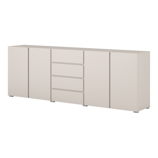 Комод ASYMETRIC Helvetia 222 см, кашемир
