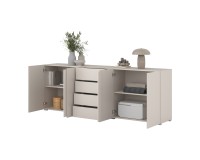 Комод ASYMETRIC Helvetia 222 см, кашемир