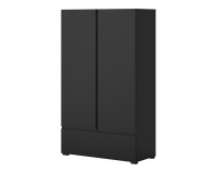 Tall chest ASYMETRIC Helvetia 89 cm, black onyx Tall chest ASYMETRIC Helvetia 89 cm, black onyx