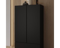 Tall chest ASYMETRIC Helvetia 89 cm, black onyx Tall chest ASYMETRIC Helvetia 89 cm, black onyx