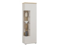 Display cabinet SERIO Helvetia 55 cm, cashmere with Carpenter oak Display cabinet SERIO Helvetia 55 cm, cashmere with Carpenter oak