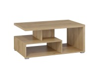 Coffee table SERIO Helvetia 100 cm, cashmere with Carpenter oak Coffee table SERIO Helvetia 100 cm, cashmere with Carpenter oak