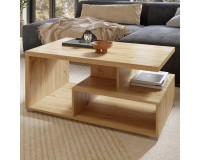 Coffee table SERIO Helvetia 100 cm, cashmere with Carpenter oak Coffee table SERIO Helvetia 100 cm, cashmere with Carpenter oak