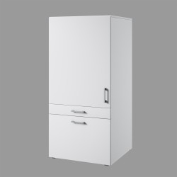 Cabinet AZA Helvetia 67 cm with drawers, white