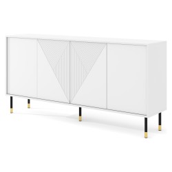 WOODY chest 180 cm, 4 doors, white mat WOODY chest 180 cm, 4 doors, white mat