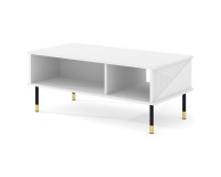 WOODY coffee table 110 cm, white mat WOODY coffee table 110 cm, white mat