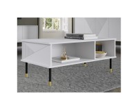 WOODY coffee table 110 cm, white mat WOODY coffee table 110 cm, white mat