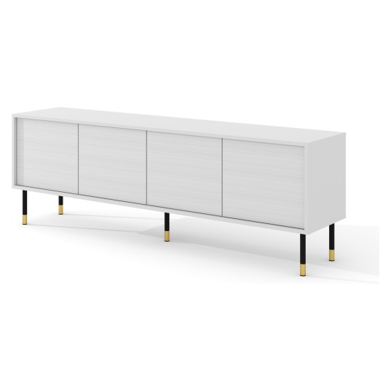 SHERWOOD TV unit 180 cm, 4 doors, white mat SHERWOOD TV unit 180 cm, 4 doors, white mat