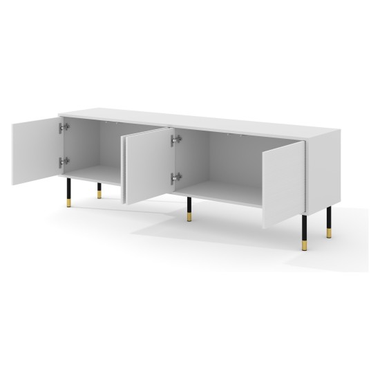 SHERWOOD TV unit 180 cm, 4 doors, white mat SHERWOOD TV unit 180 cm, 4 doors, white mat