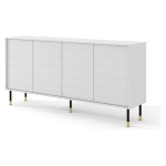 SHERWOOD chest 180 cm, 4 doors, white mat
