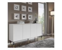 SHERWOOD chest 180 cm, 4 doors, white mat SHERWOOD chest 180 cm, 4 doors, white mat