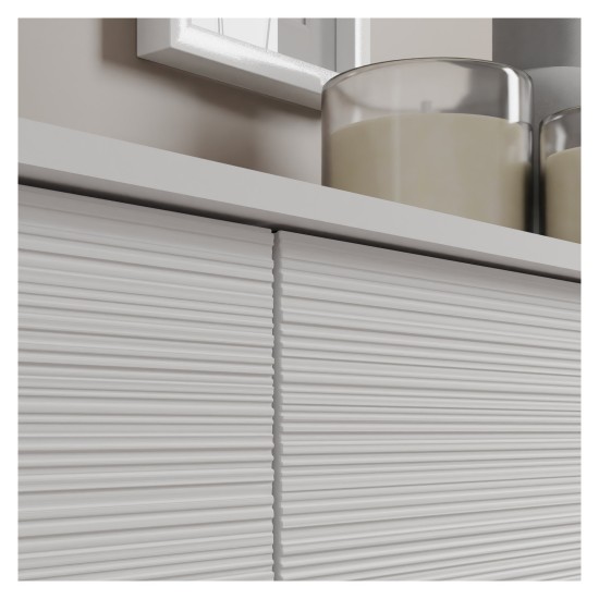 SHERWOOD chest 180 cm, 4 doors, white mat SHERWOOD chest 180 cm, 4 doors, white mat