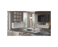 Стол журнальный SHERWOOD 110 см, белый матовый